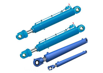 durable chrome plated two way mini hydraulic cylinder for trash truck
